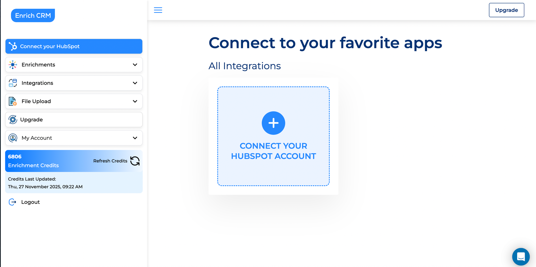 Connect your HubSpot with data enrichment tool