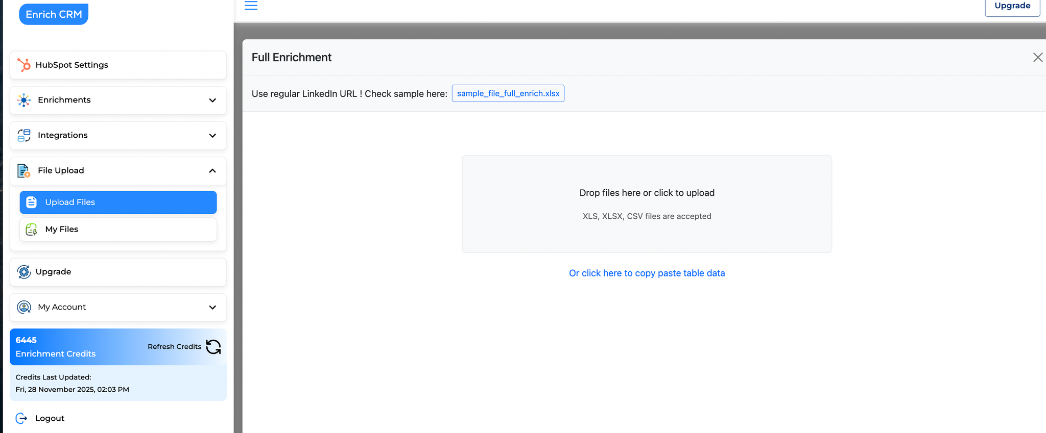 Enrich your bulk dataset?