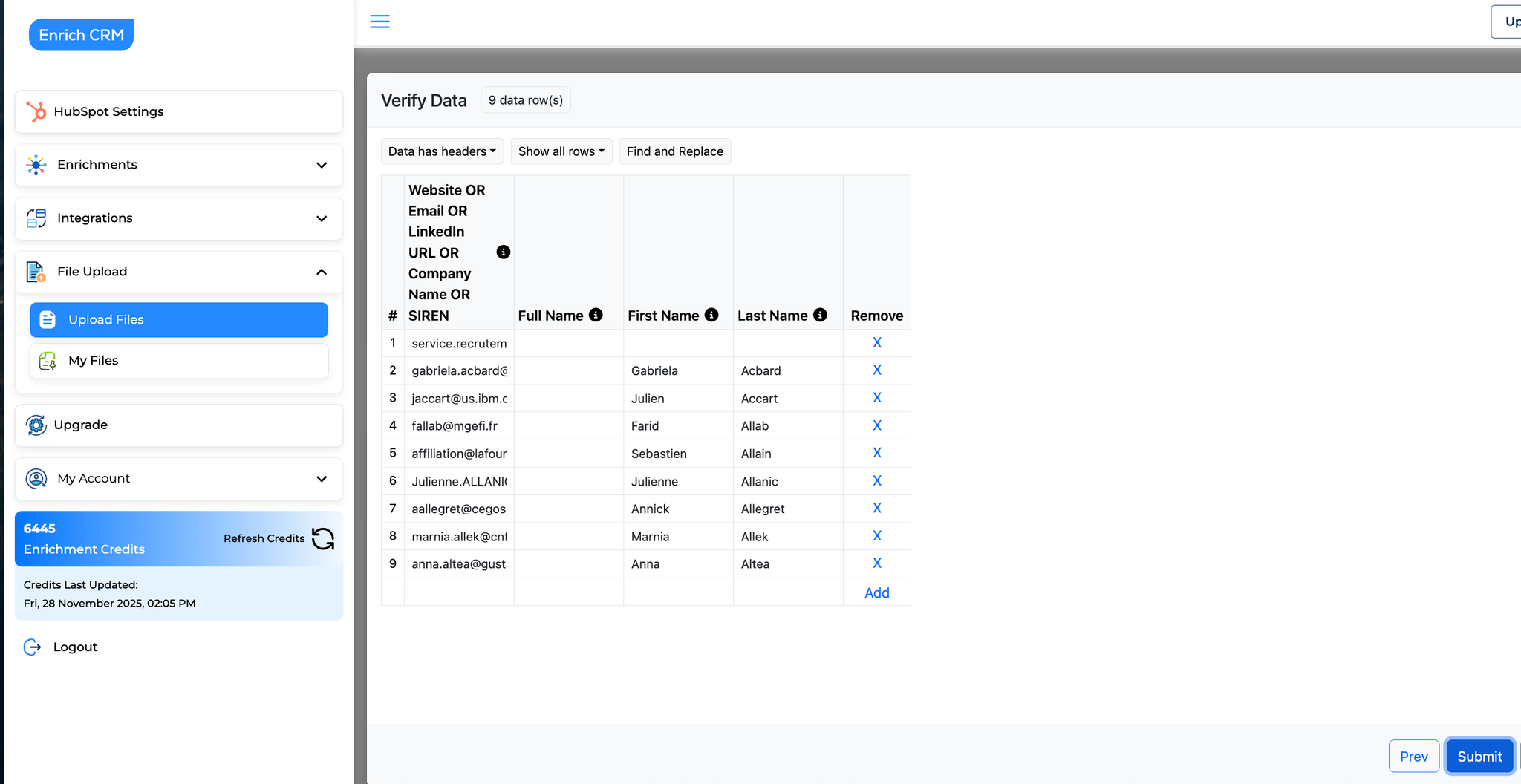 Enrich your bulk dataset?